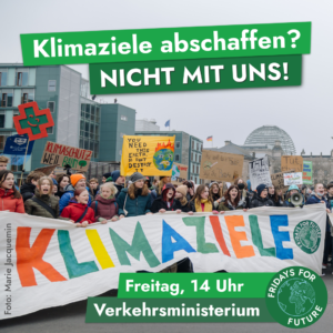 Sharepic Klimastreik 31.3.2023, 14 Uhr, Invalidenpark/Verkehrsministerium