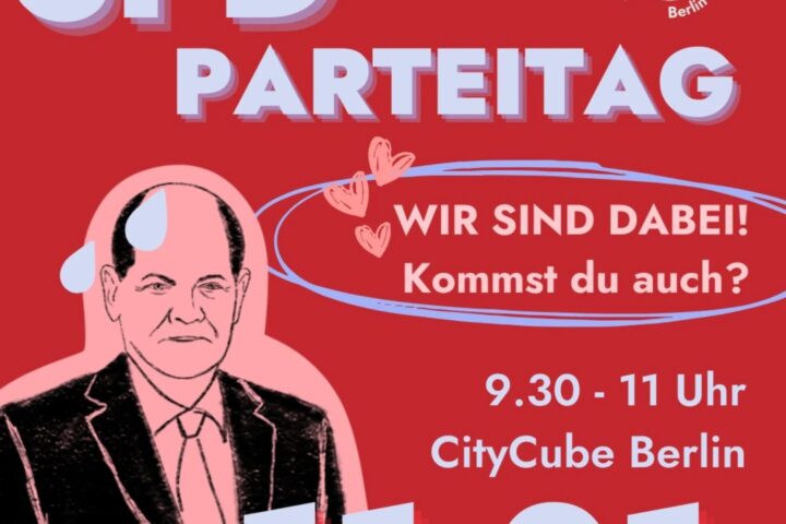 Demo zur SPD Parteitag